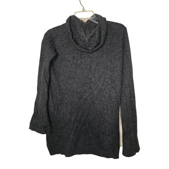 360Cashmere Womens 100% Cashmere Gray Hooded Sweater Size S - Picture 2 of 5